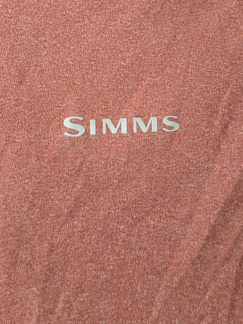 SIMMS Long Sleeve Hooded Fishing Shirt | Medium | Rust Red Solar FX UPF 50 - Picture 3 of 8